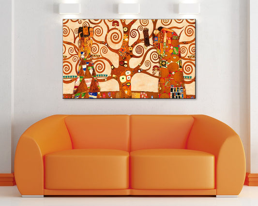 Quadro d’autore Klimt Albero della Vita su tela