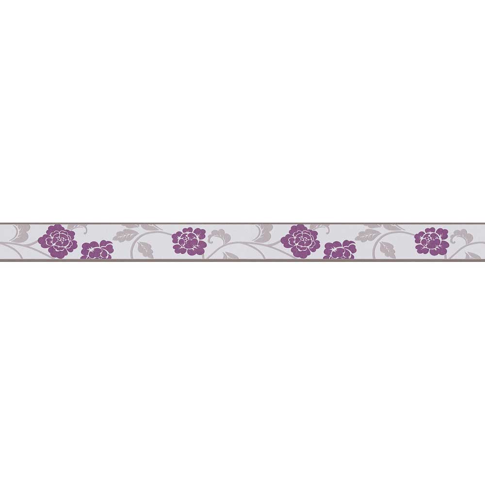 Bordo adesivo Fiore Viola