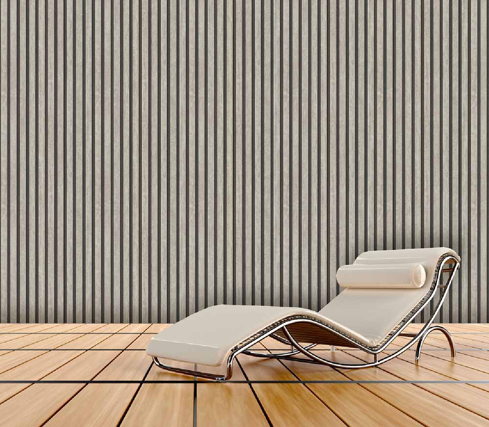 Carta da parati Legno Pannello Acero Bianco