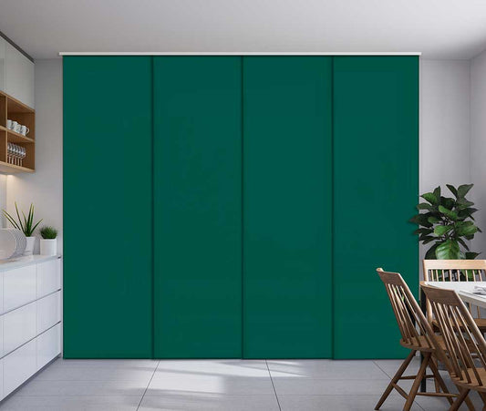Tenda a pannello Verde Avventurina | pannello scorrevole tinta unita