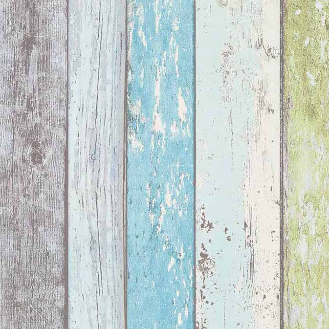 Carta da parati legno New England green