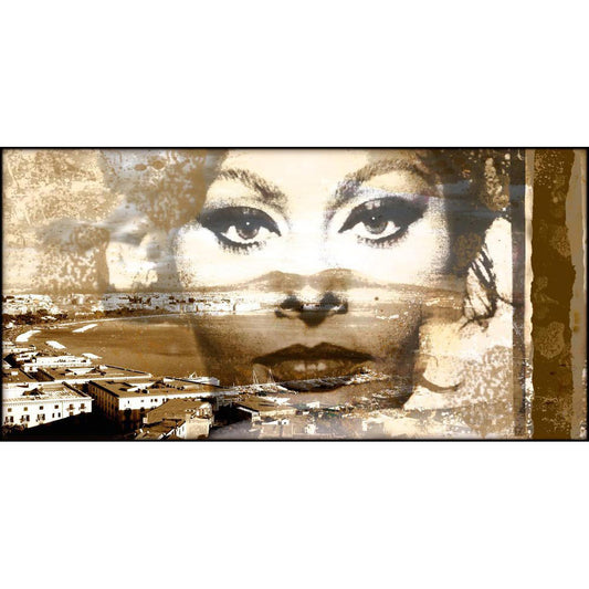 Quadro Sophia Loren su tela