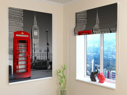 Tenda a pacchetto Cabina Londra decorativa