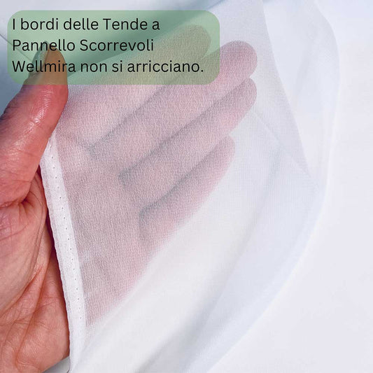 Tenda a pannello Bianco extra-filtrante | pannello scorrevole