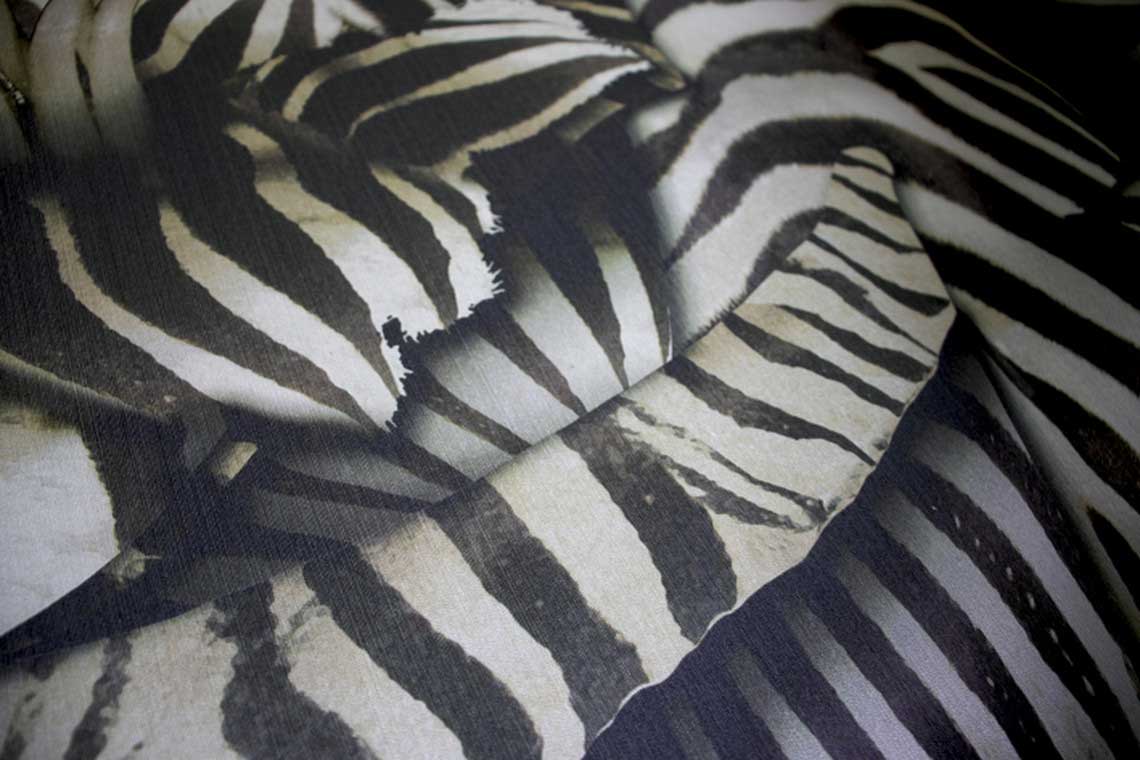 Pannello Zebra Striped Rose tessuto | Roberto Cavalli 8