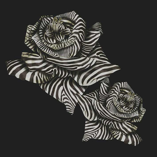 Pannello Zebra Striped Rose tessuto | Roberto Cavalli 8