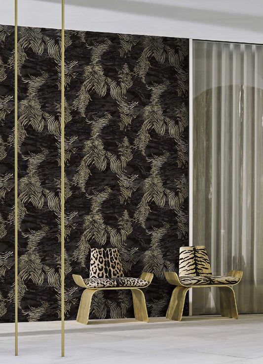 Carta da parati Roberto Cavalli Animalier 02 in TNT luxury