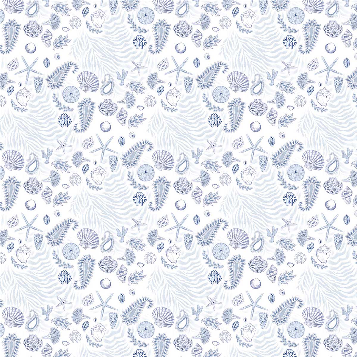 Pannello Conchiglie Blu | Roberto Cavalli 9