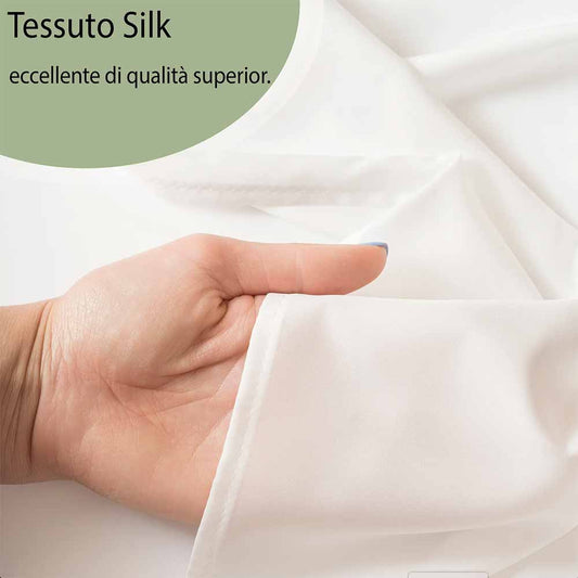 Tenda a pannello Bianco filtrante effetto seta | pannello scorrevole