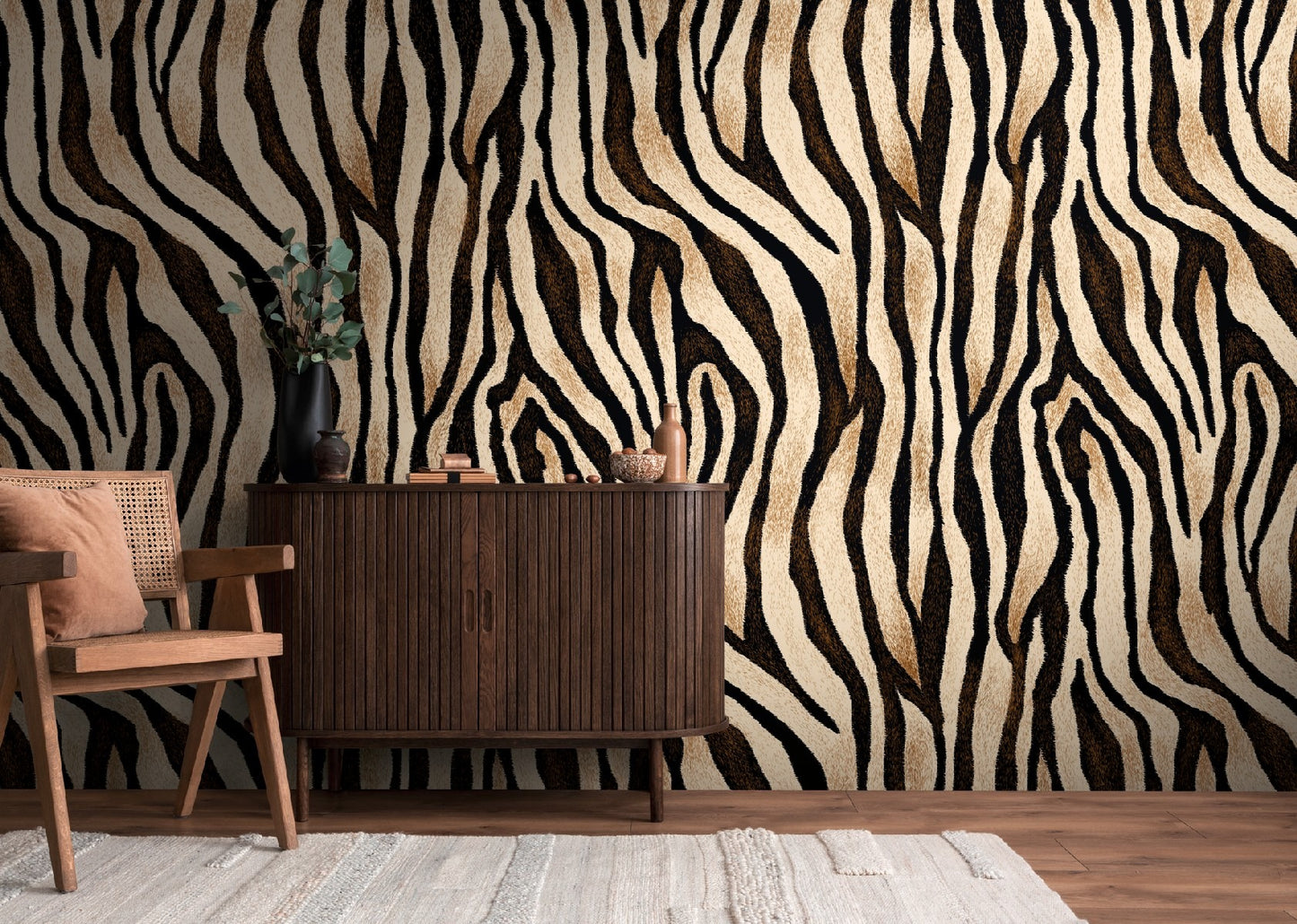 Carta da parati Zebra Style | pannello digitale in TNT