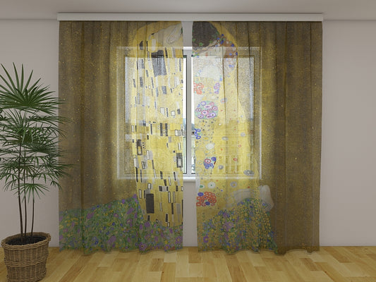 Tenda classica Il Bacio Klimt decorativa