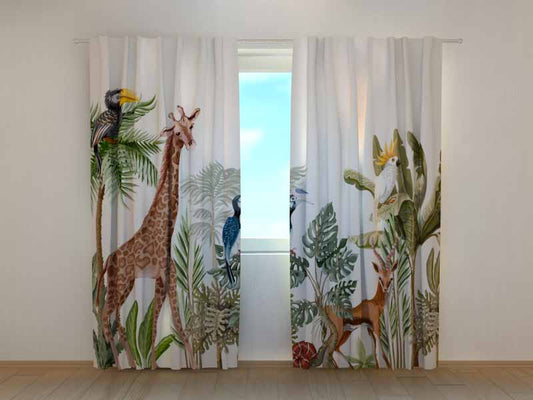Tenda classica Jungle Animals decorativa