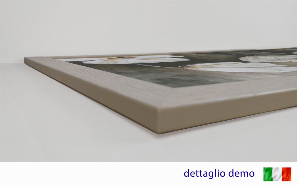 Quadro religioso Angioletti con cornice grigia moderno