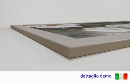 Quadro religioso Angioletti con cornice grigia moderno