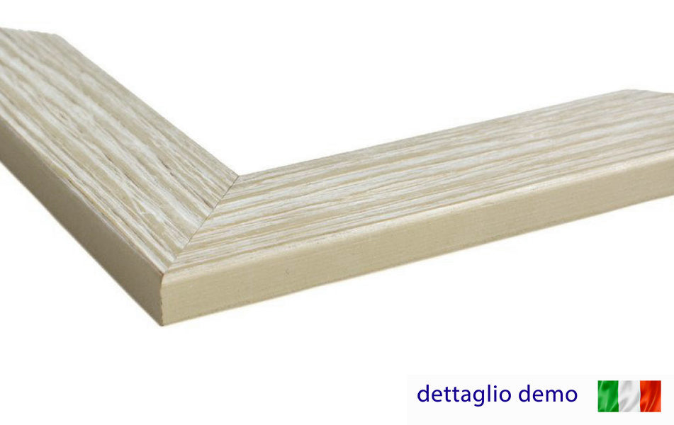 Quadro religioso Angioletti con cornice beige moderno