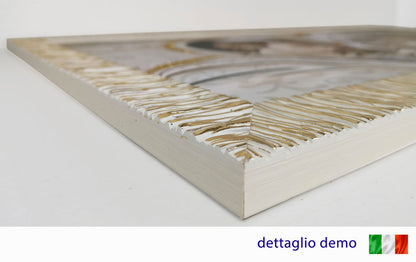 Quadro Albero della Vita con glitter e cornice oro