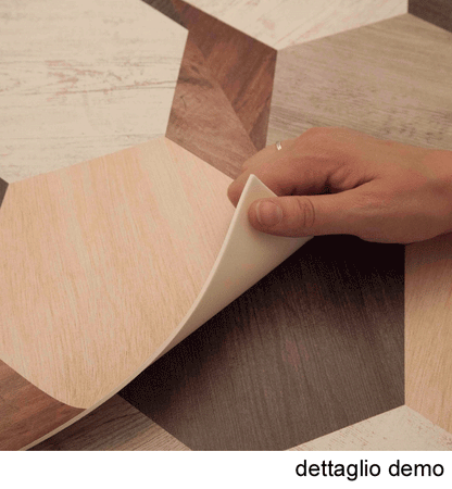 Passatoia in vinile Scacchiera Marmo