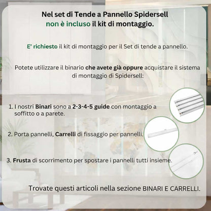 Tenda a pannelli scorrevoli Cascate nel Bosco