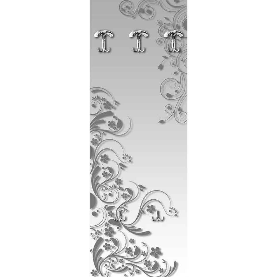 Attaccapanni da parete Decoro Grigio