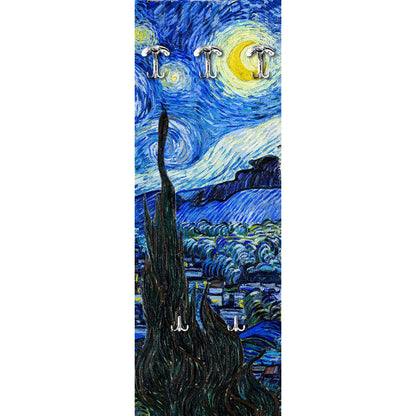 Attaccapanni da parete Notte Stellata Van Gogh