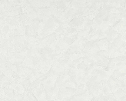 Carta da parati spatolato Bianco cangiante in TNT