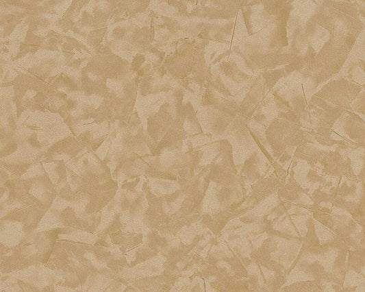 Carta da parati spatolato Beige Oro cangiante in TNT