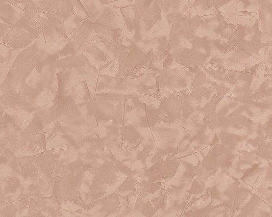 Carta da parati spatolato Rosa Antico cangiante in TNT