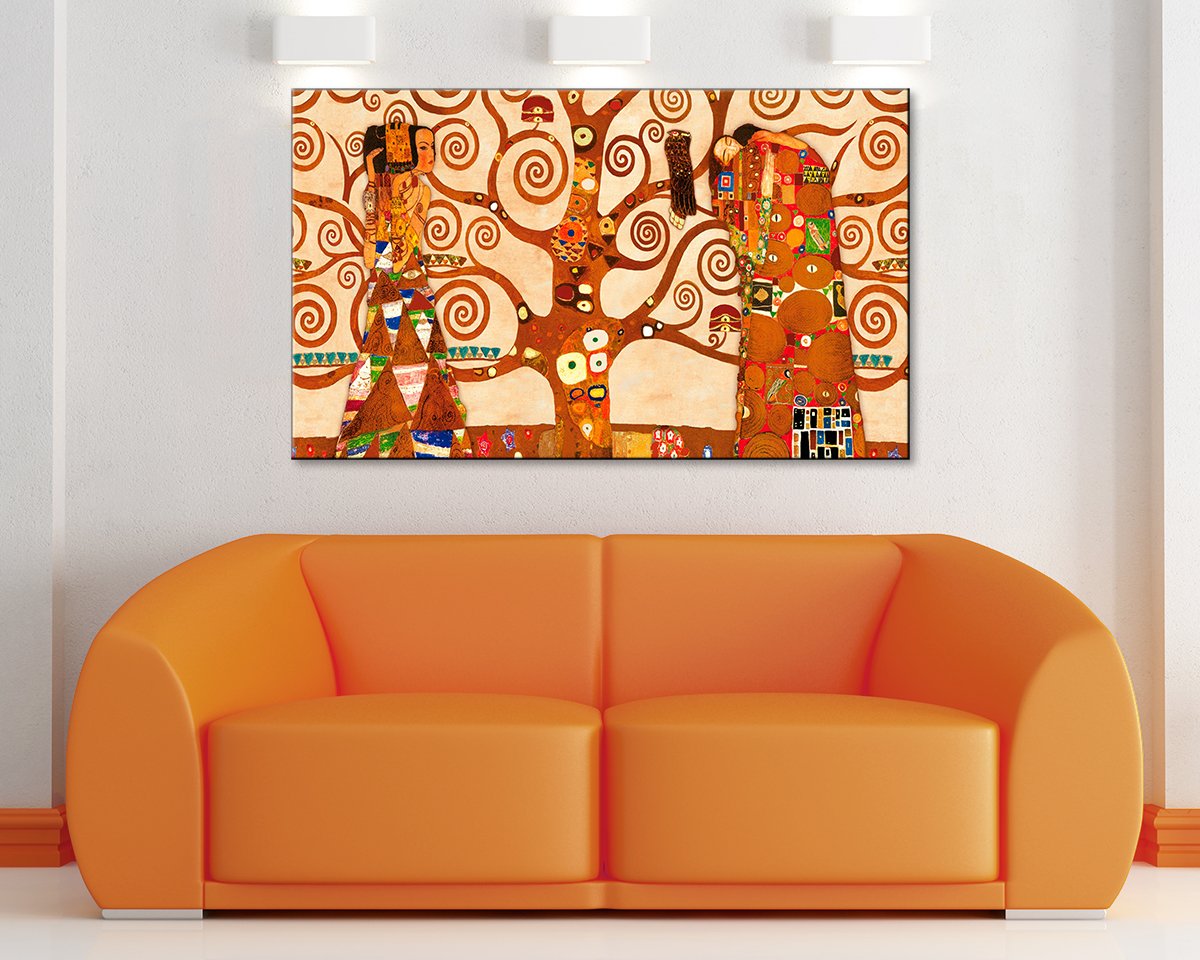Quadro d’autore Klimt Albero della Vita su tela