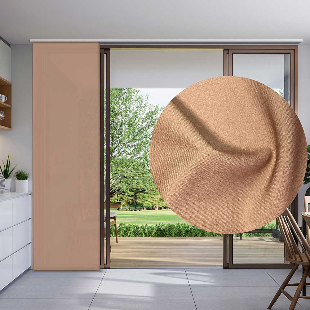 Tenda a pannello Beige Tortora | pannello scorrevole tinta unita
