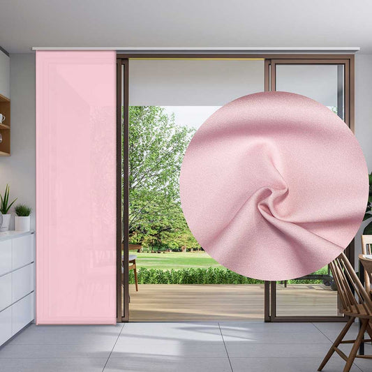 Tenda a pannello Rosa | pannello scorrevole tinta unita