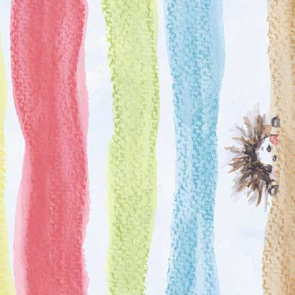 Carta da parati Curious Colors per cameretta in TNT premium