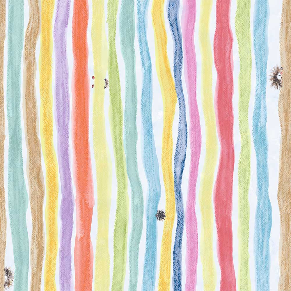 Carta da parati Curious Colors per cameretta in TNT premium