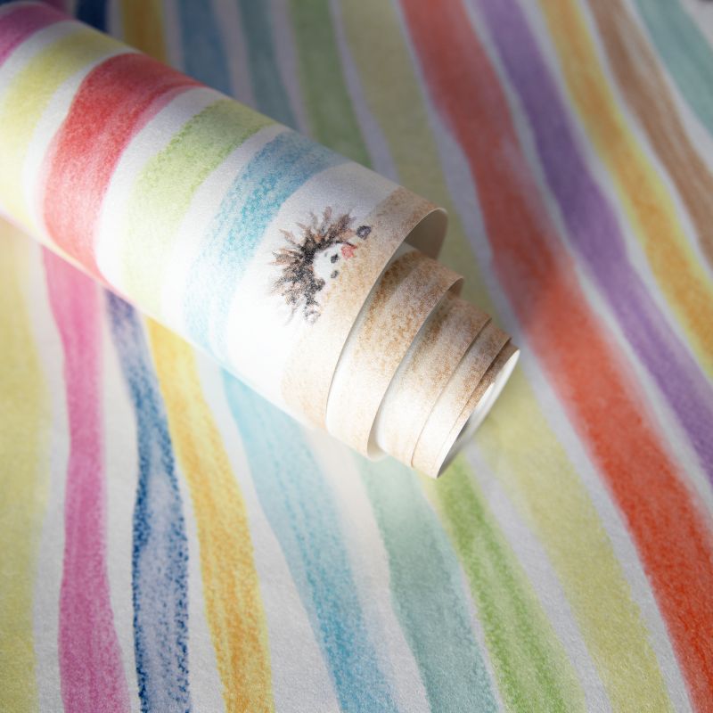 Carta da parati Curious Colors per cameretta in TNT premium