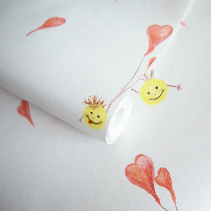 Carta da parati Smile Blue per cameretta in TNT premium