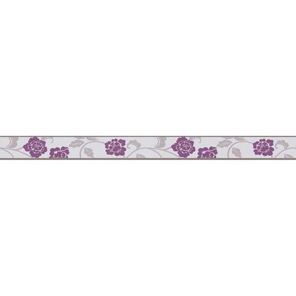Bordo adesivo Fiore Viola
