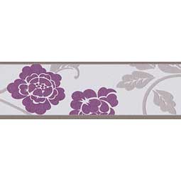 Bordo adesivo Fiore Viola
