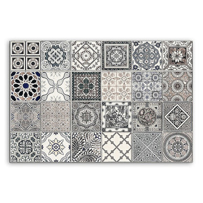 Paraschizzi cucina in alluminio Azulejos Antico