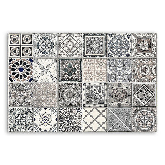 Paraschizzi cucina in alluminio Azulejos Antico