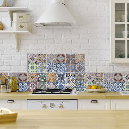 Paraschizzi cucina in alluminio Azulejos