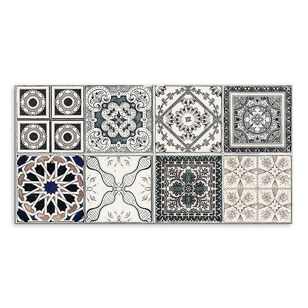 Paraschizzi cucina in alluminio Azulejos Antico