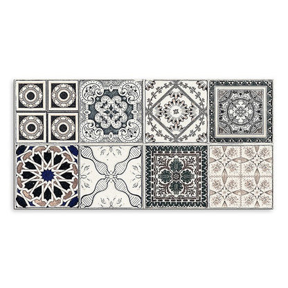 Paraschizzi cucina in alluminio Azulejos Antico