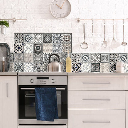 Paraschizzi cucina in alluminio Azulejos Antico