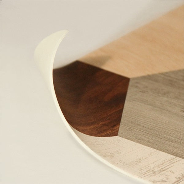 Passatoia in vinile esagoni legno