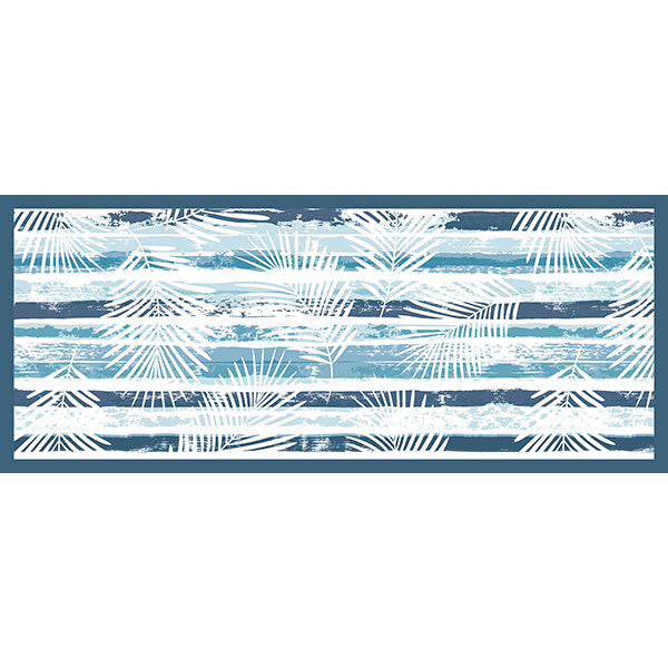 Passatoia in vinile Tropical Blu