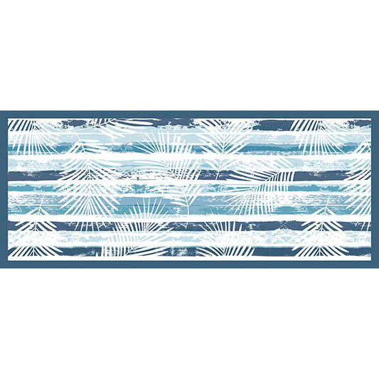 Passatoia in vinile Tropical Blu