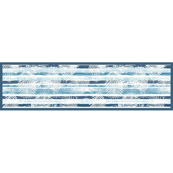 Passatoia in vinile Tropical Blu