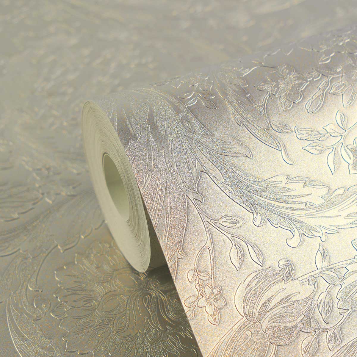 Carta da parati Versace Barocco Pearl