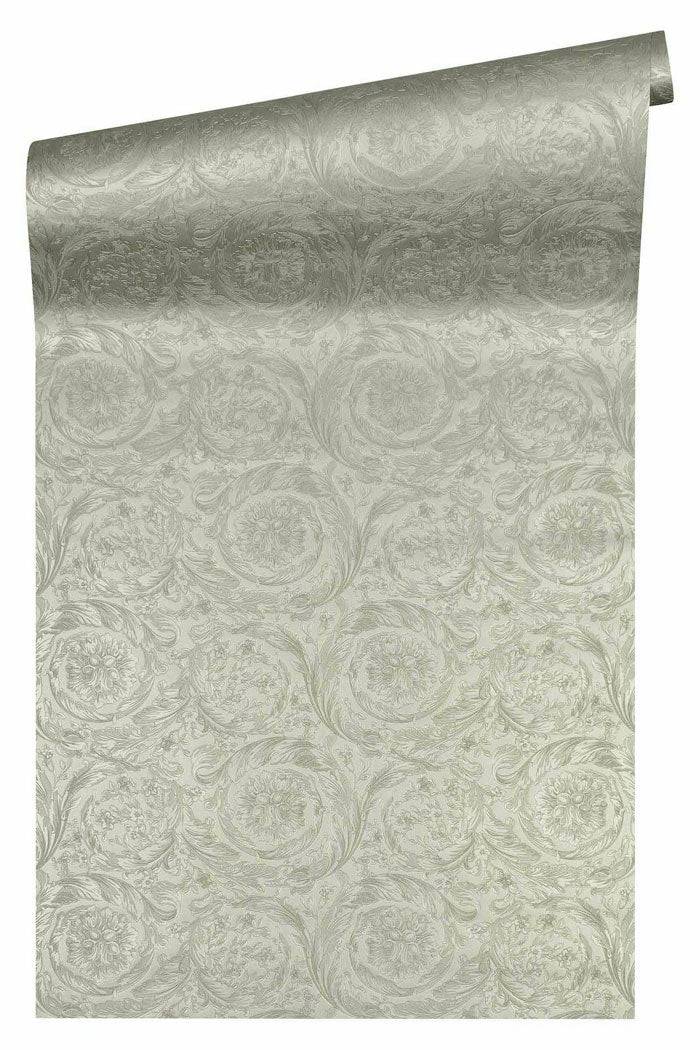 Carta da parati Versace Barocco Pearl