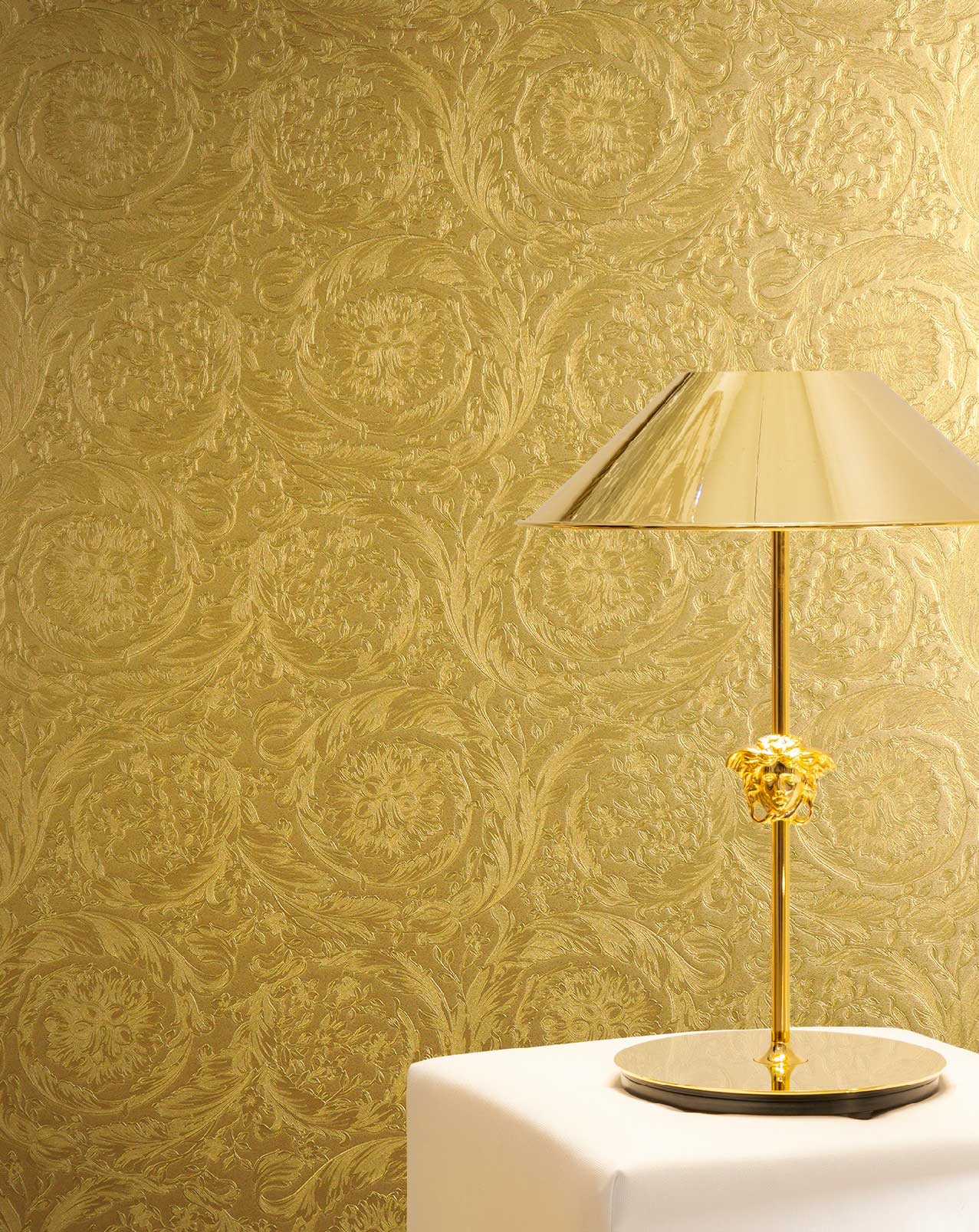 Carta da parati Versace Barocco Gold