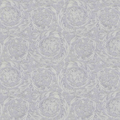Carta da parati Versace Barocco Silver